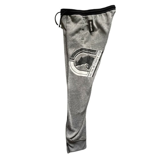 Ecko Unltd. Joggers Men's Medium Gray Logo Fleece Lined Drawstring Sweatpants - Picture 3 of 10